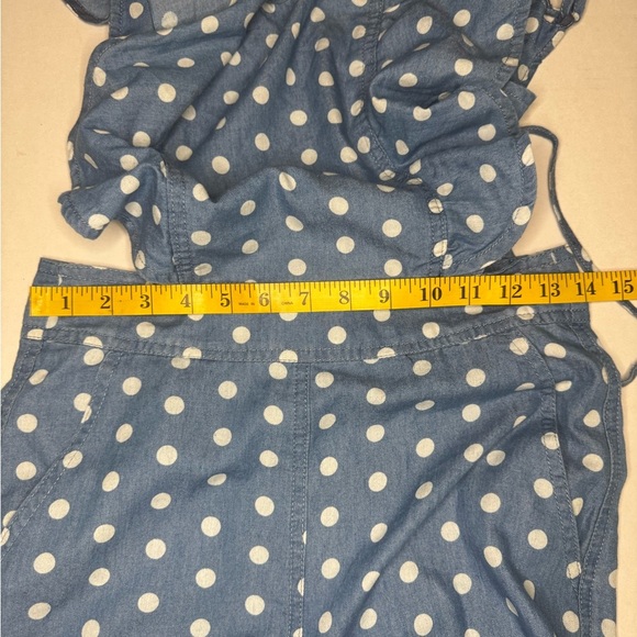 Do+Be Blue Polka Dot Jumpsuit Size Small.  #174 - Picture 9 of 13